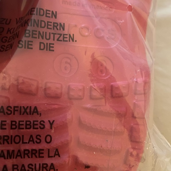 Red Crocs Classic Clogs - Picture 3 of 4